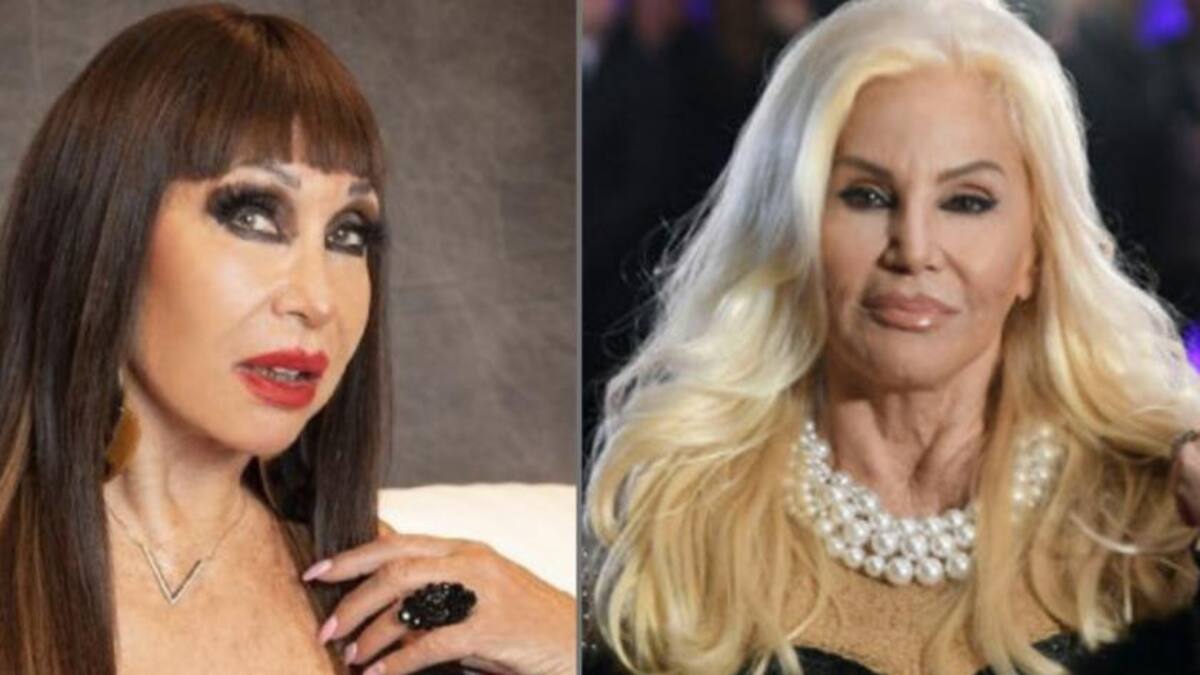 Moria Casan y Susana Giménez. Foto: NA.
