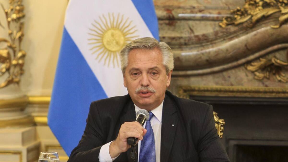 Alberto Fernández, presidente, foto NA
