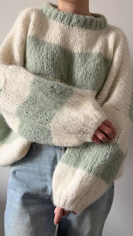 Suéter handmade. Fuente: Pinterest