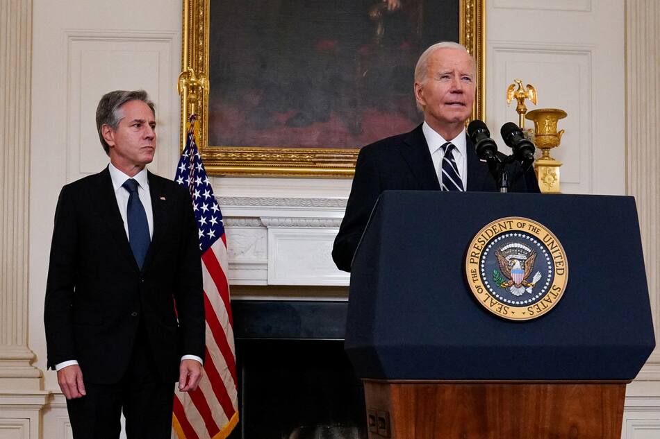 Joe Biden y Antony Blinken. Foto: Reuters.