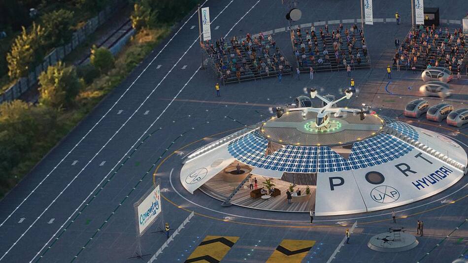 Aeropuerto de autos voladores en Reino Unido