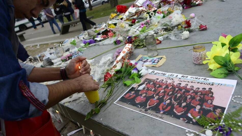 Tragedia en Mendoza - velatorio
