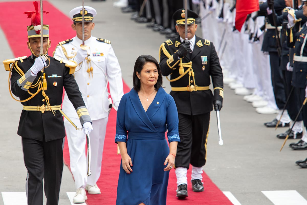 Asunción de Keiko Fujimori en Perú.