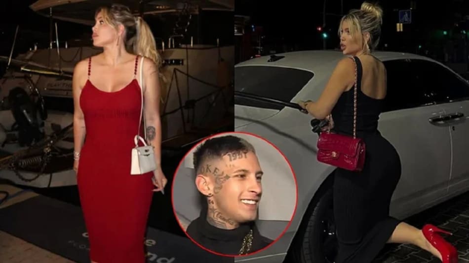 El guiño de Wanda Nara a L-Gante desde su habitación de hotel en Ibiza Fotografía: Agencia Noticias Argentinas / redes