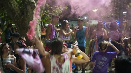 Festejo del UPD. Foto: NA.