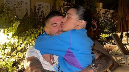 Tini y De Paul. Foto: Instagram/rodridepaul.