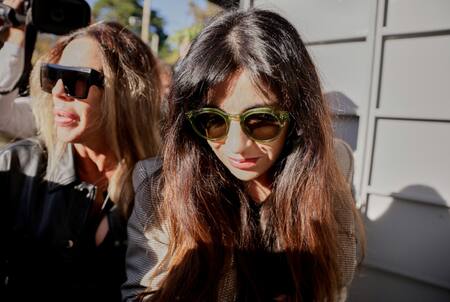 Gianinna Maradona llega al juicio por la muerte de Diego. EFE