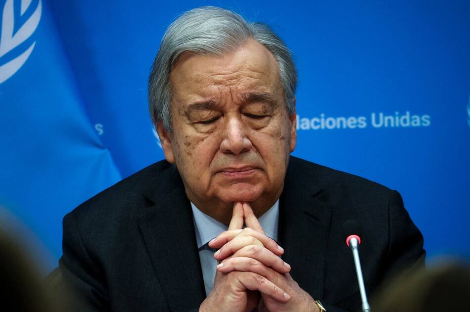 António Guterres, secretario general de la ONU. Foto: Reuters