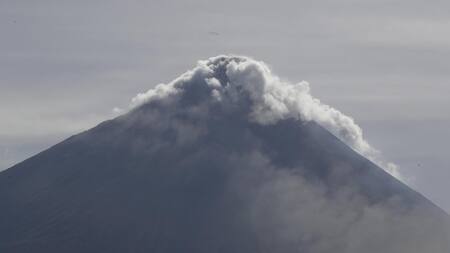 Volcán Mayon de Filipinas. Foto: EFE
