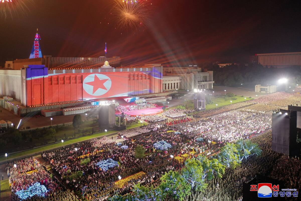 75 aniversario de Corea del Norte. Foto: Reuters.