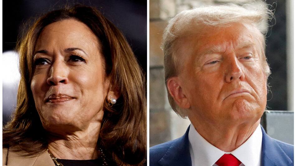 Donald Trump, Kamala Harris, elecciones en Estados Unidos. Foto: Reuters.