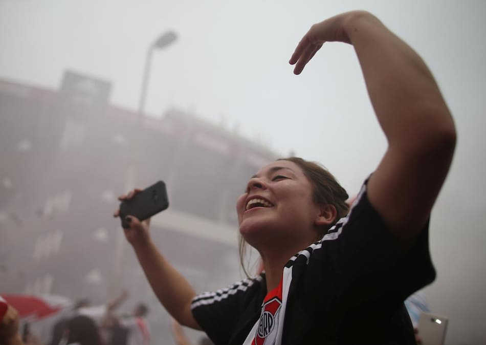 Así se vive la Superfinal de la Copa Libertadores en el Monumental