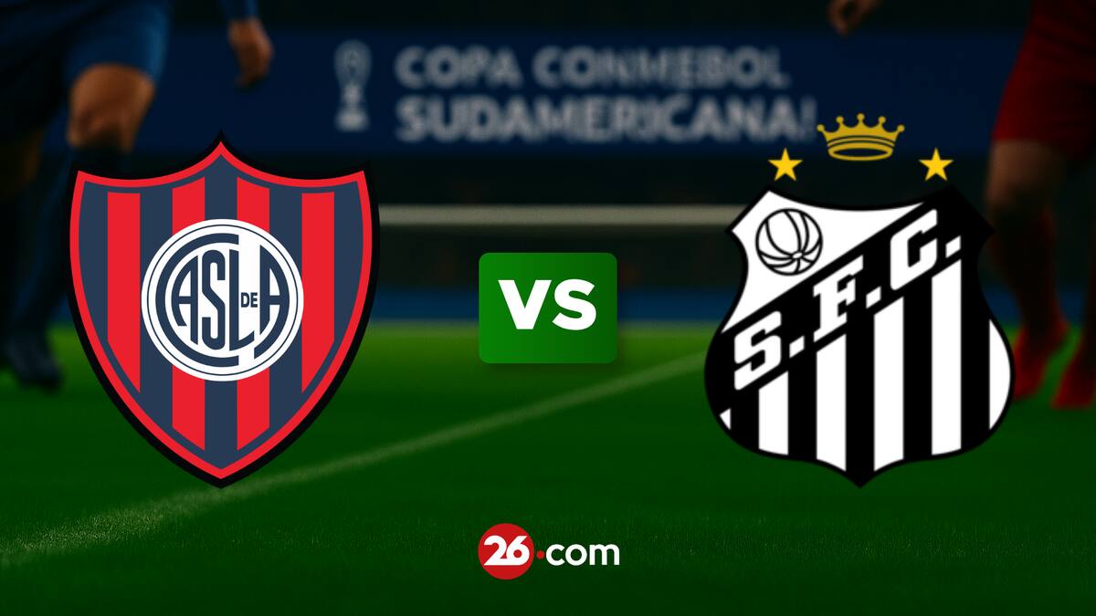 San Lorenzo vs. Santos EN VIVO hoy: resultado, goles y minuto a minuto de la Copa Sudamericana 2026
