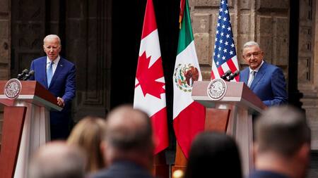 Joe Biden y Andrés Manuel López Obrador. Foto: Reuters.