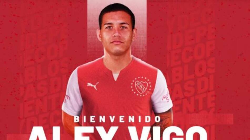 Alex Vigo, Independiente, foto NA