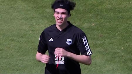 Spreen debutó en Deportivo Riestra. Foto: captura de video