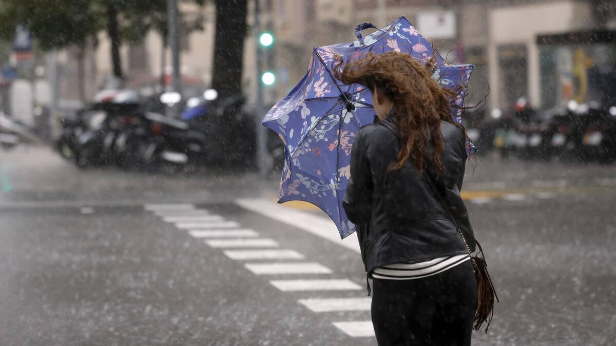 Lluvias en Buenos Aires. Foto: EFE.