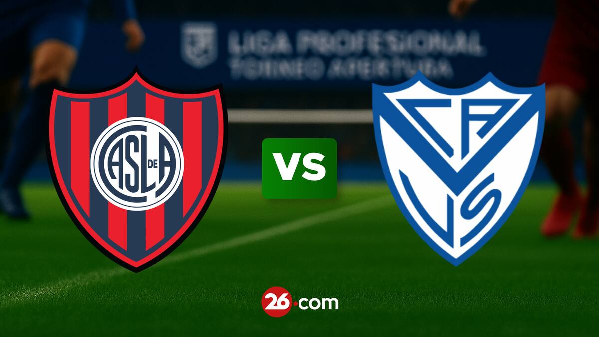 San Lorenzo vs. Vélez EN VIVO hoy: resultado, goles y minuto a minuto de la Torneo Apertura 2026
