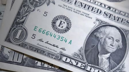 Dólar, Dólares, billetes de dólar, foto NA