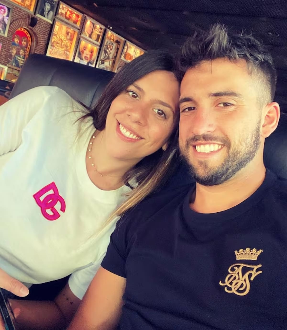María Sol Messi y Julián Arellano, su futuro esposo.