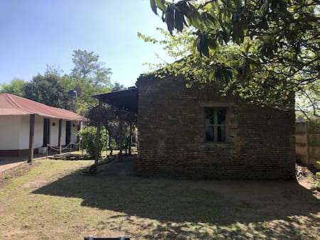 Fachada de la casa natal de Juan Domingo Perón en Roque Pérez