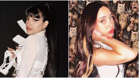 Cazzu y Nicki Nicole. Fotos: Instagram.