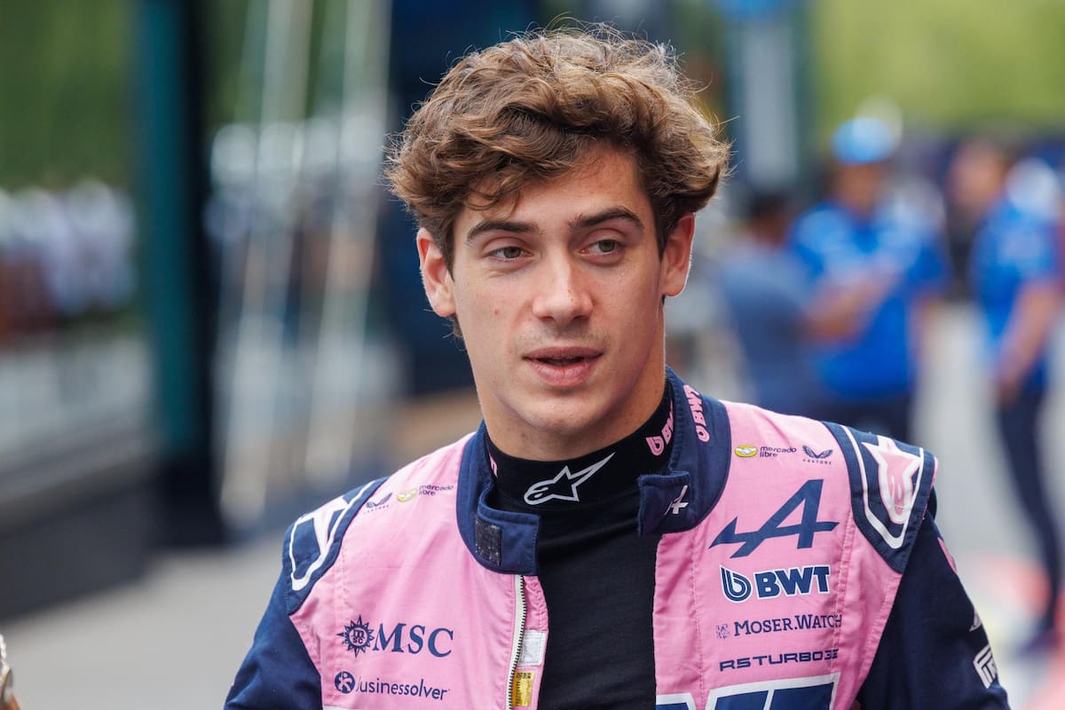 Franco Colapinto en el Gran Premio de Bélgica.