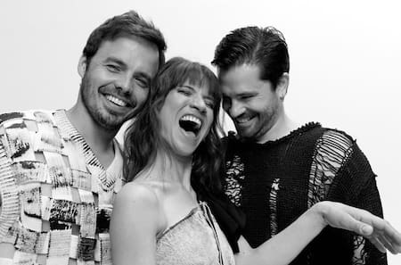 Felipe Colombia, Benjamín Rojas y Camila Bordonaba en el regreso de Erreway. Foto: instagram felipecolombok.