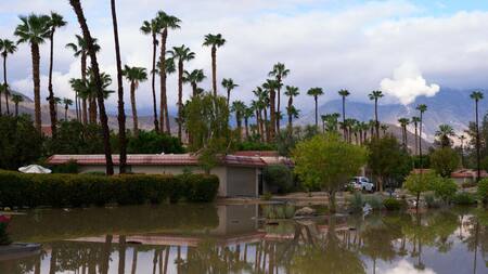 Tormenta Hillary en Estados Unidos. Foto: EFE.