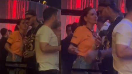 Mauro Icardi y la China Suárez de fiesta. Foto: captura video X/CimbomFacts