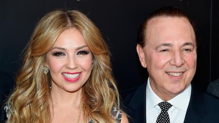 Thalía y su esposo Tommy Mottola