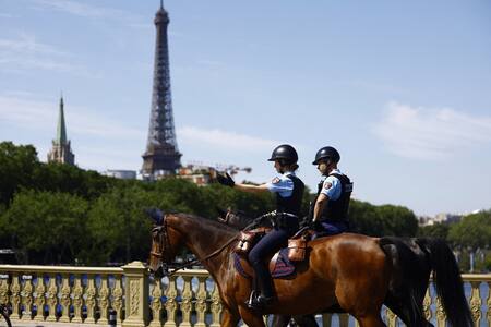 Seguridad en los Juegos Olímpicos de París 2024. Foto: Reuters
