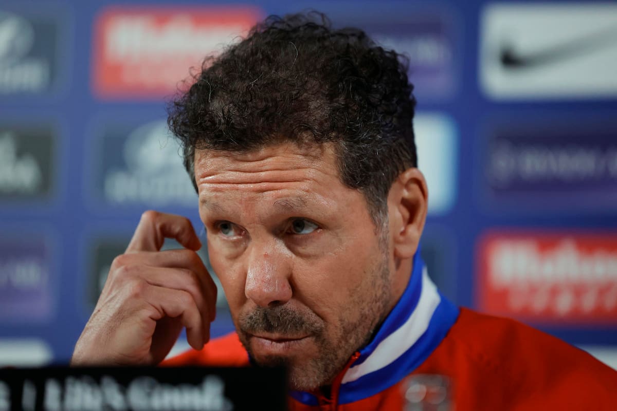 Conferencia de prensa de Diego Simeone.