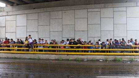Migrantes en México. Foto: EFE