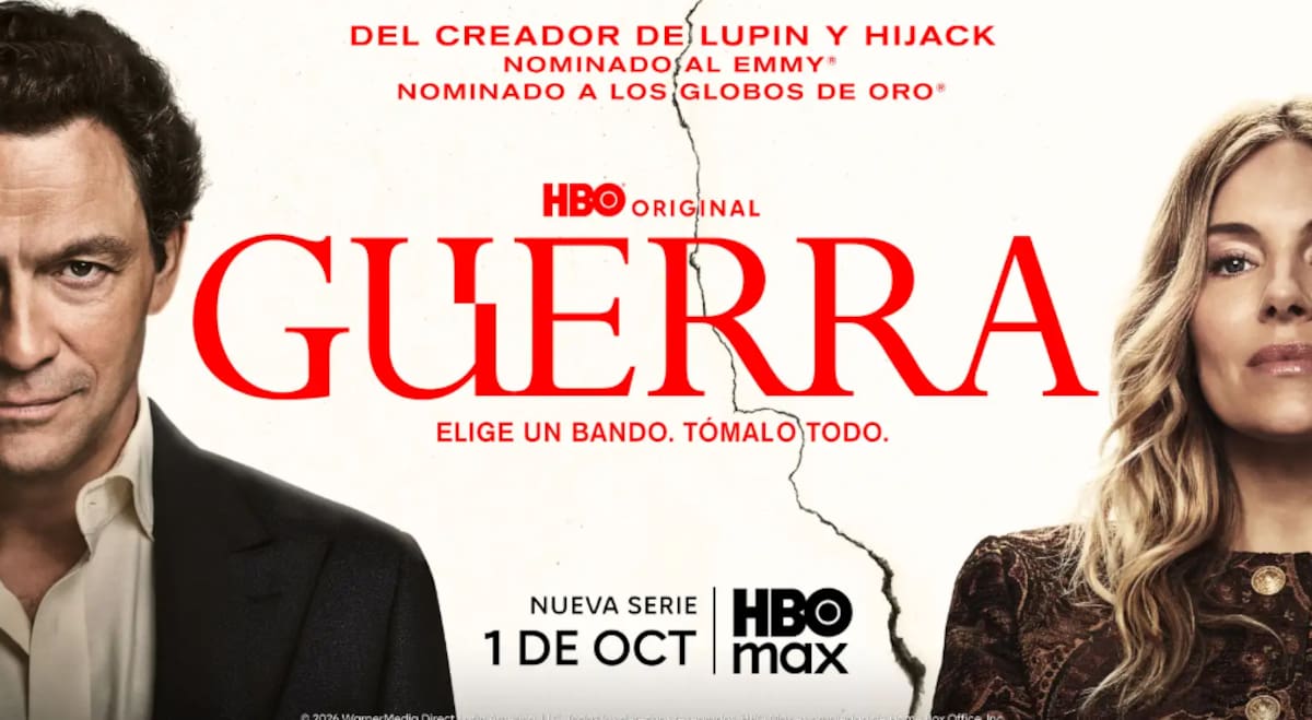 Cómo es Guerra, la serie protagonizada por Dominic West y Sienna Miller