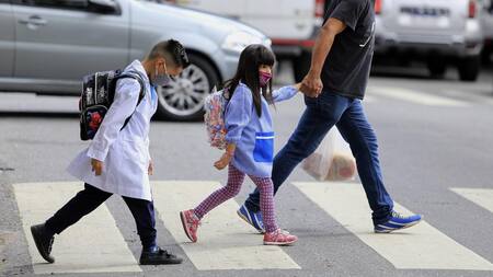 Vuelta a clases, regreso a las aulas, alumnos, escuelas, coronavirus en Argentina, NA