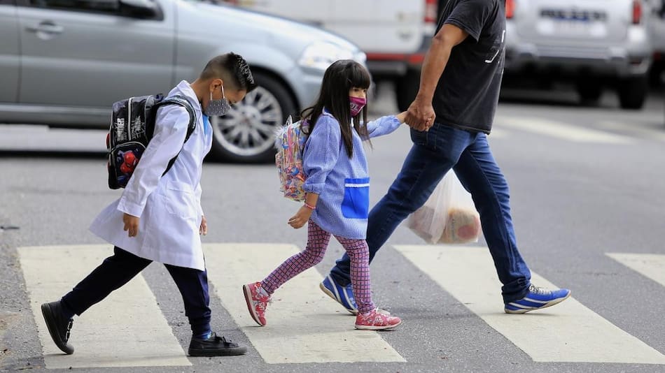 Vuelta a clases, regreso a las aulas, alumnos, escuelas, coronavirus en Argentina, NA