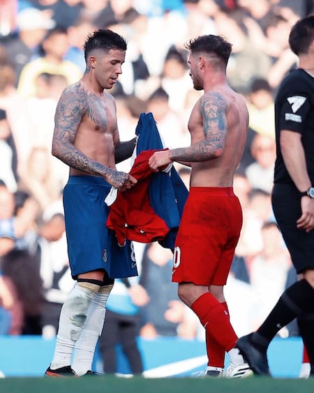 Enzo Fernández y Alexis Mac Allister. Foto: Instagram.