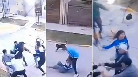 Batalla campal en Ensenada. Fuente: Captura