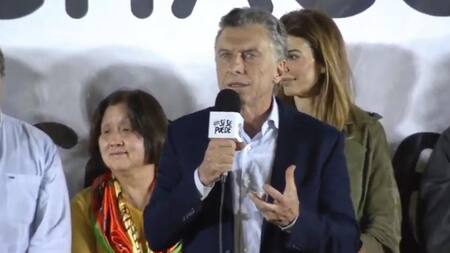 Mauricio Macri en marcha del Sí, se puede en Saenz Peña