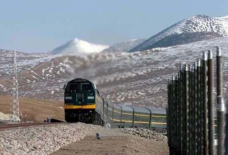 Ferrocarril Qinghai–Tíbet. Foto: NA