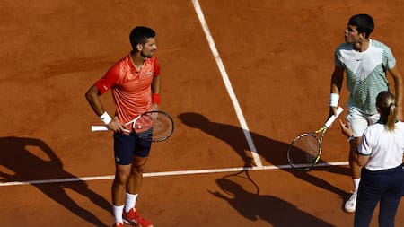 Roland Garros, Djokovic vs. Alcaraz. Foto: REUTERS.