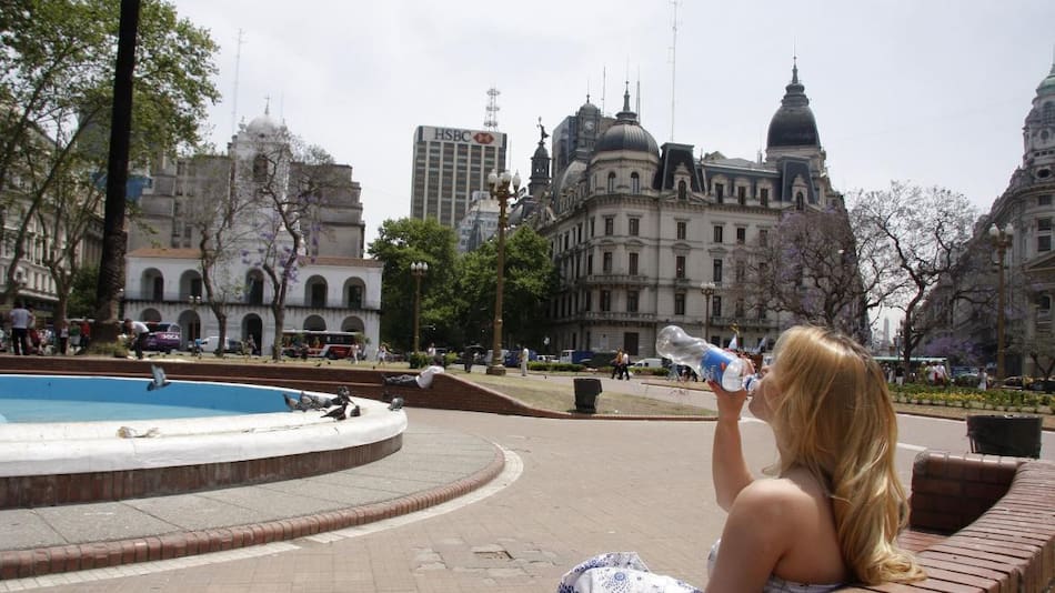 Calor en la Ciudad de Buenos Aires