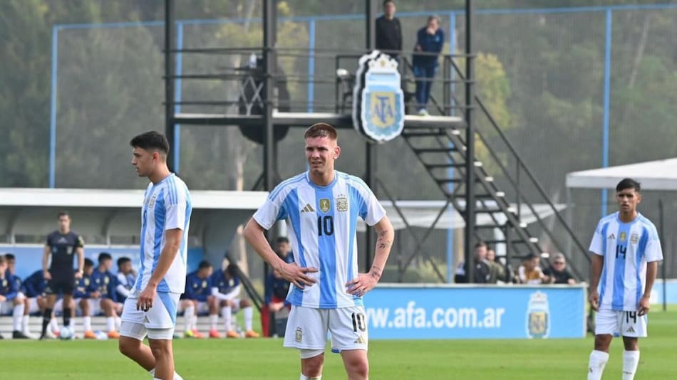 Franco Mastantuono en la Selección Argentina Sub 17. Foto: Instagram @franco.mastantuono.