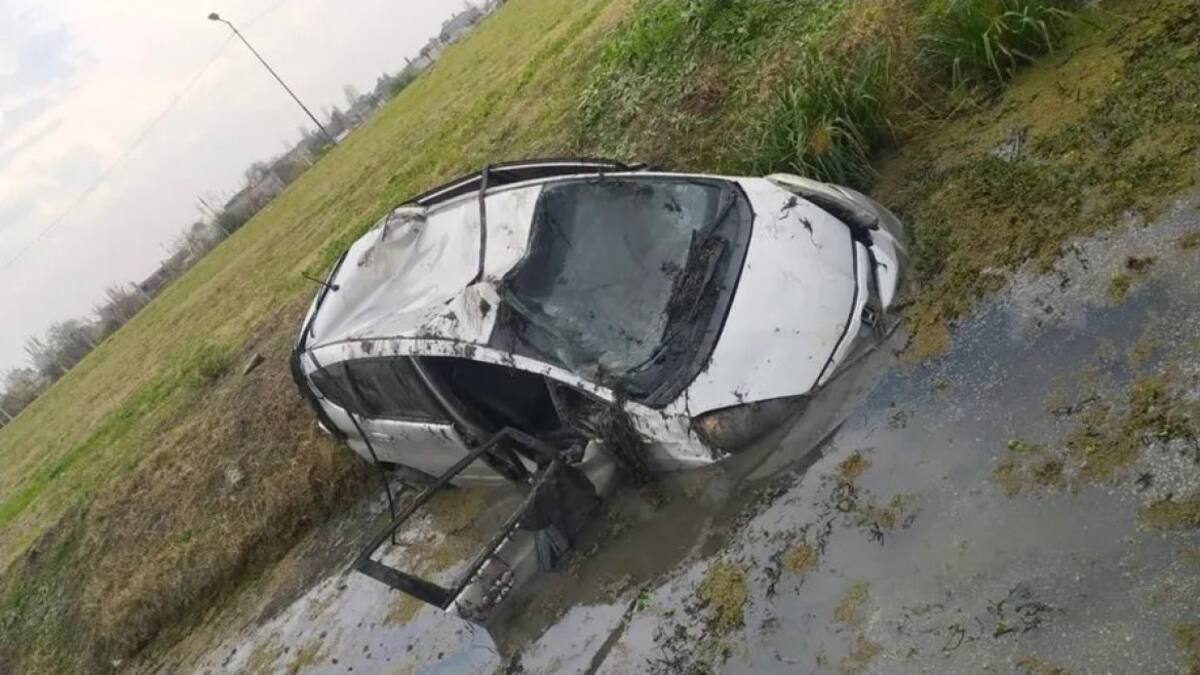 Accidente fatal en la Autopista Buenos Aires - La Plata.