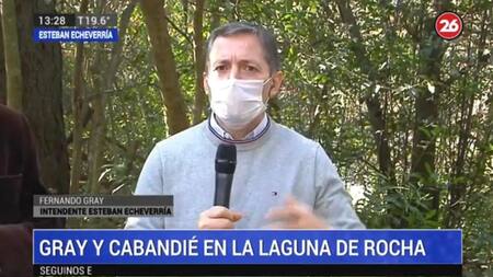 Fernando Gray, coronavirus en Argentina, Canal 26