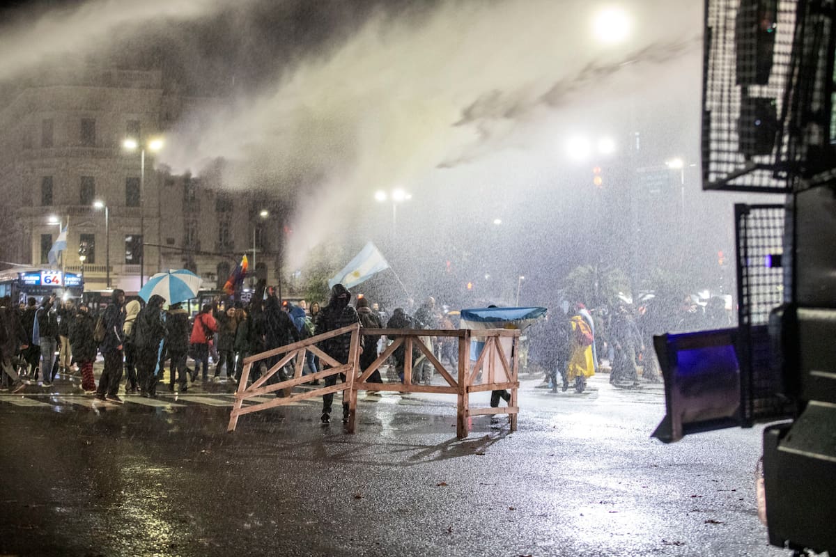 Marcha en el Congreso
