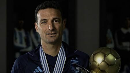 Lionel Scaloni, elegido como Mejor DT de América. Foto: Twitter @SC_ESPN.