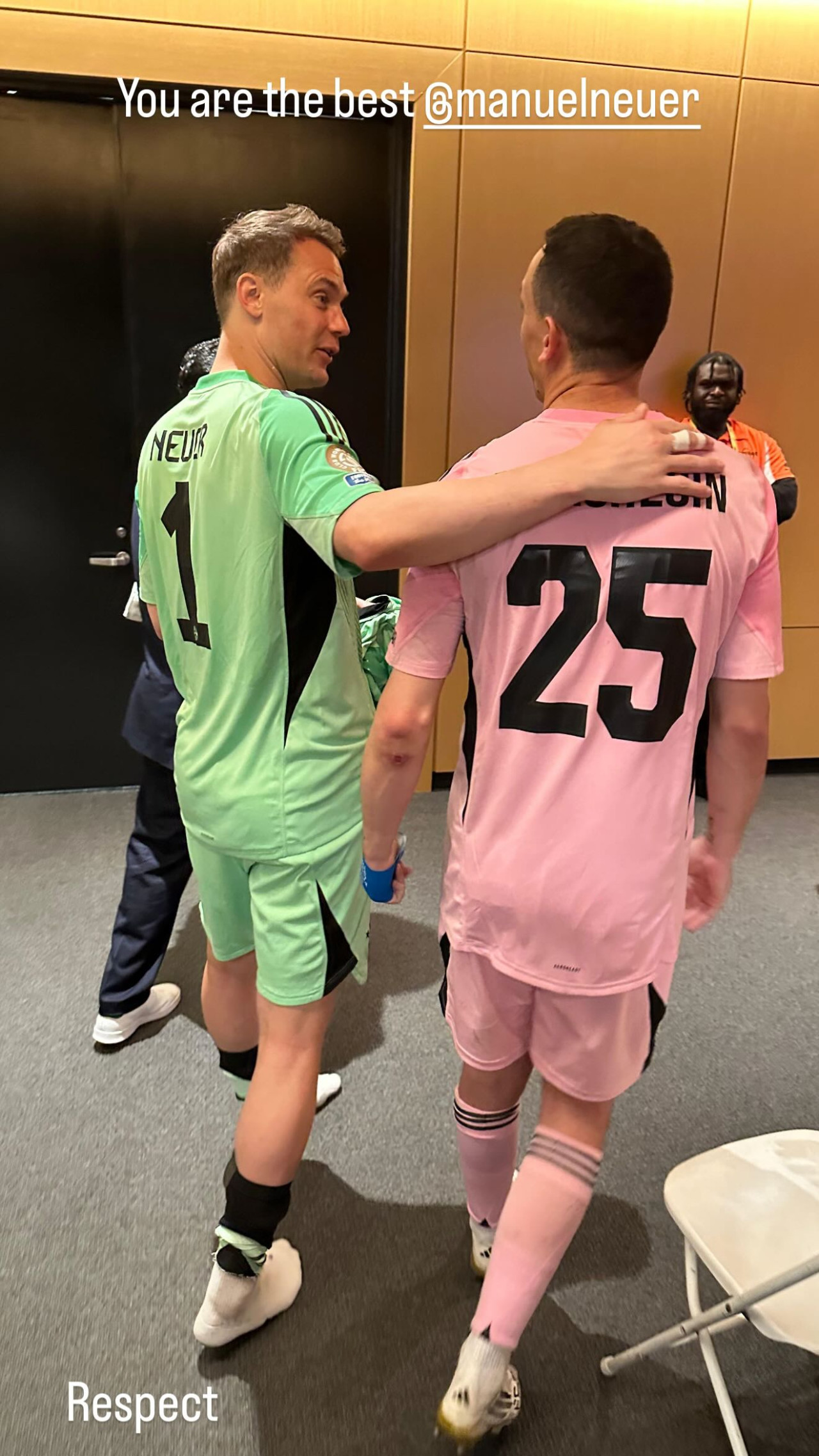 Agustín Marchesín elogió a Manuel Neuer tras el Boca-Bayern del Mundial de Clubes. Foto: Instagram @agustinmarchesin1