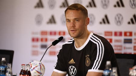 Manuel Neuer; conferencia de prensa de Alemania. Foto: Reuters.